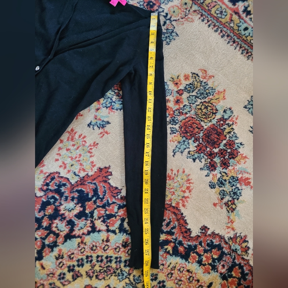 Betsey Johnson Sequin Skull and Crossbones Cardigan/Sweater Dress - Picture 7 of 10